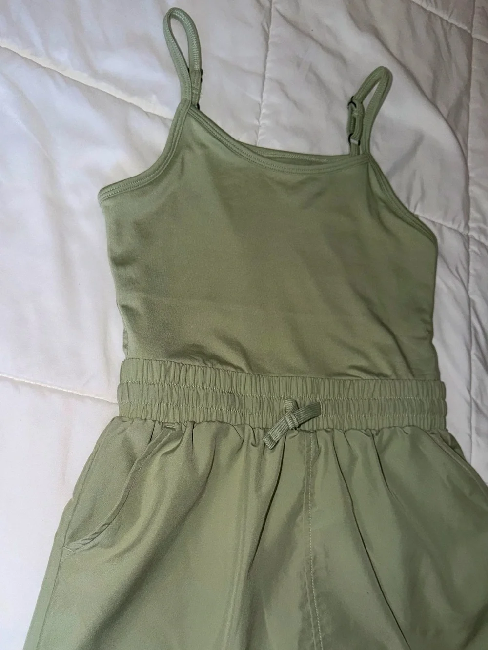 Girls Olive Green Abercrombie Dress